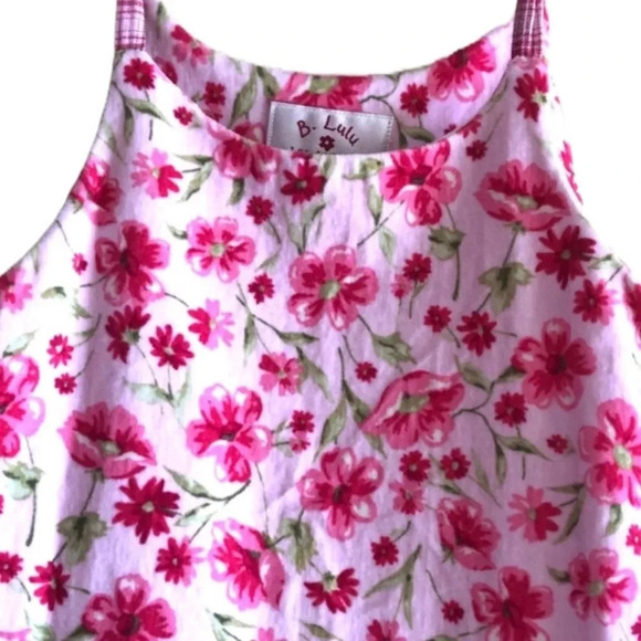 B. LULU EUC GIRLS COTTON DRESS PINK SIZE 5 - Picture 3 of 8